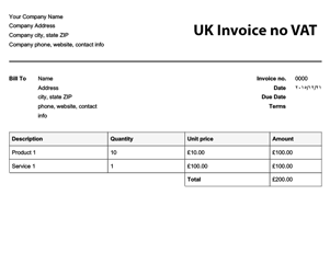 32+ Tradesman Invoice Template Uk Pics * Invoice Template Ideas