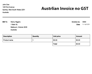 Free Invoice Templates Online Invoices